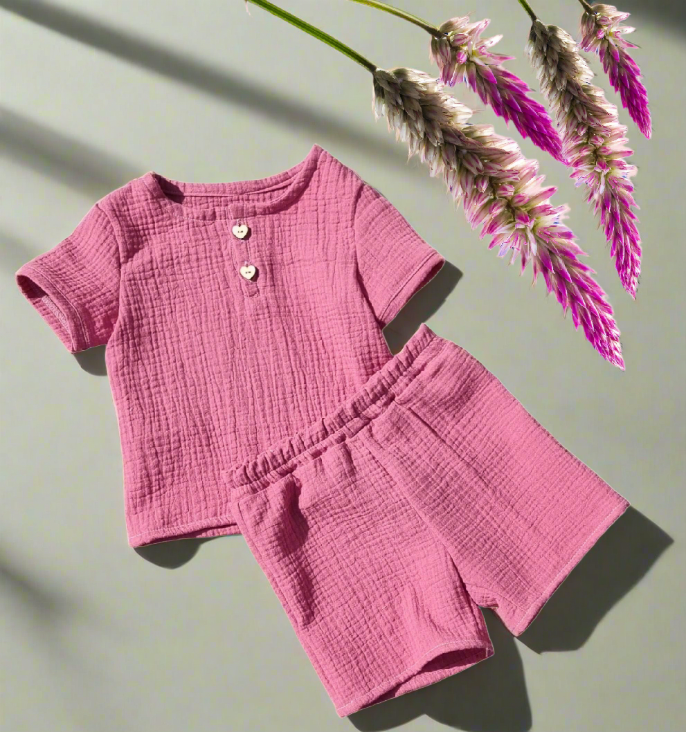 Muslin shorts for girls