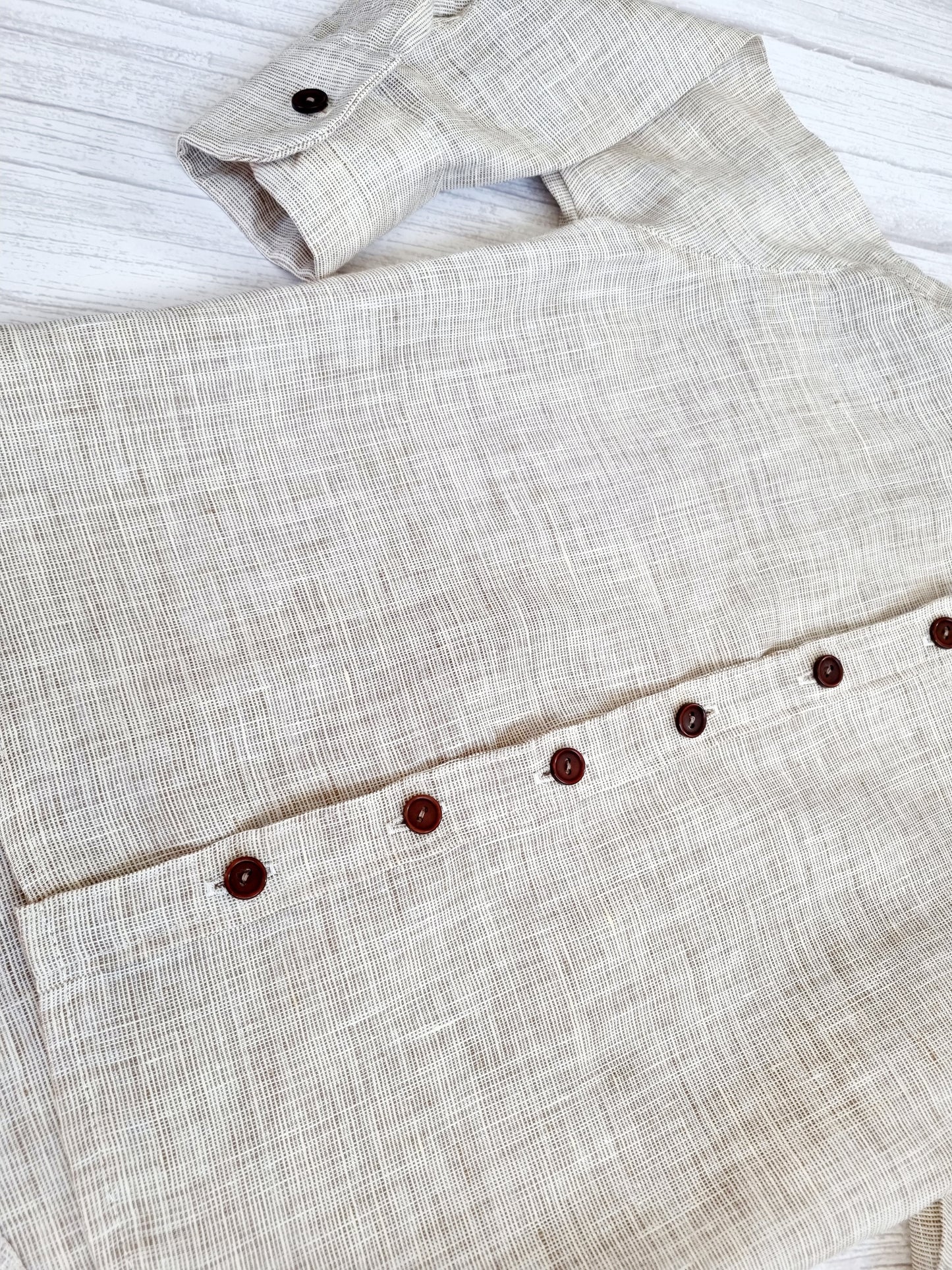 Long sleeve linen shirt