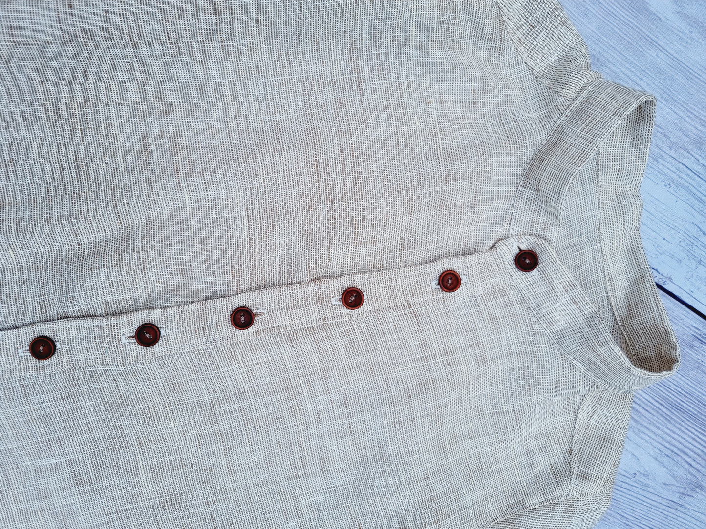 Long sleeve linen shirt