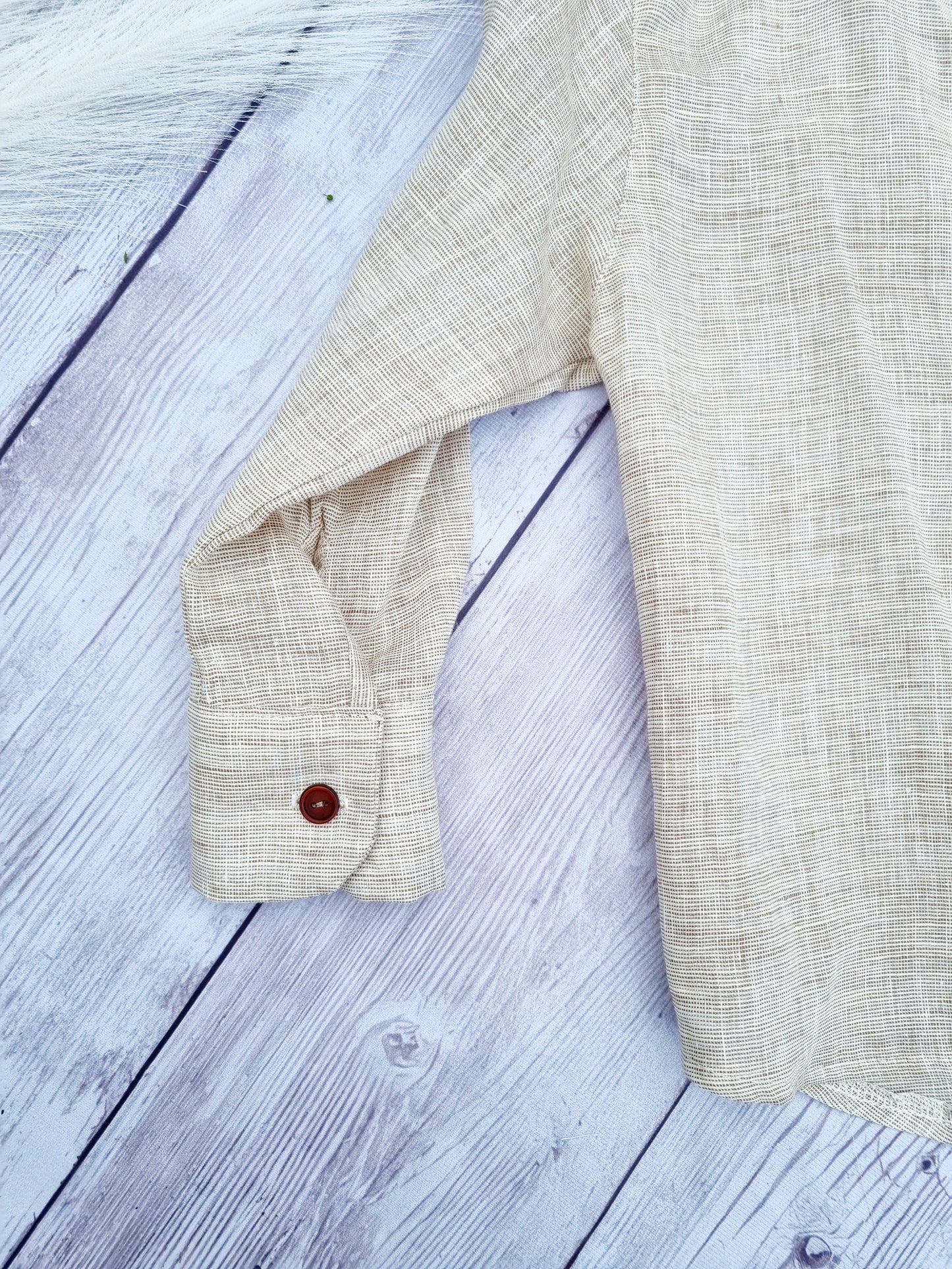 Long sleeve linen shirt